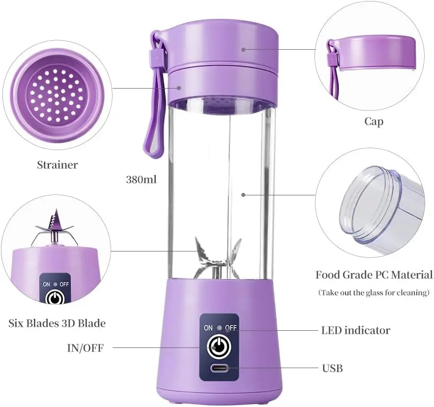 Portable USB Rechargeable Personal Blender